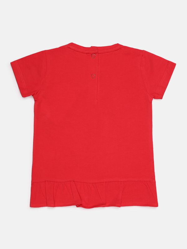 Red Graphic Printed T-Shirt image number 1